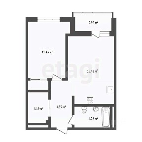 Продается 1-комн. квартира, 34,8 м²