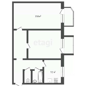 Продается 2-комн. квартира, 64,7 м²