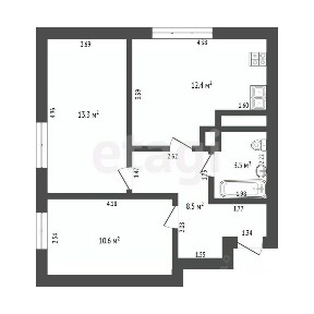 Продается 2-комн. квартира, 48,6 м²