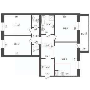 Продается 3-комн. квартира, 103,2 м²