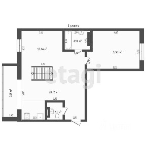 Продается 2-комн. квартира, 115 м²
