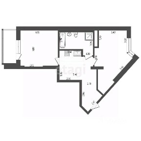 Продается 2-комн. квартира, 62,3 м²