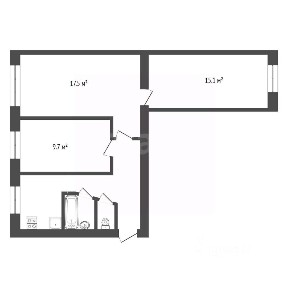 Продается 3-комн. квартира, 58,8 м²