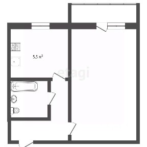 Продается 1-комн. квартира, 29,1 м²