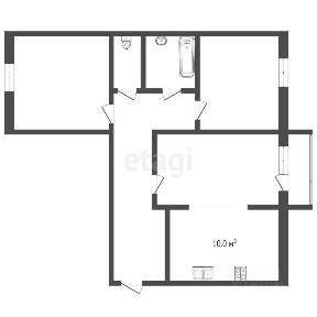 Продается 3-комн. квартира, 62,2 м²