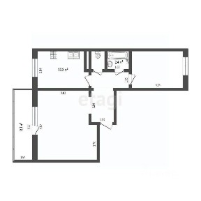 Продается 2-комн. квартира, 59 м²