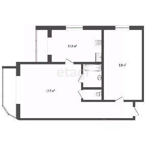 Сдается 2-комн. квартира, 48,7 м²