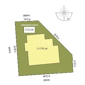 Сдается помещение свободного назначения, 1 174,1 м²