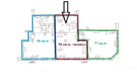 Сдается помещение свободного назначения, 96 м²