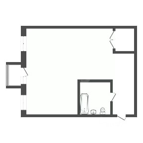 Продается студия, 45,2 м²