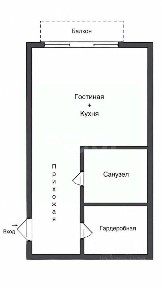 Продается студия, 33,1 м²