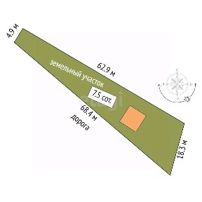 Продается 2-этажный дом, 40 м²