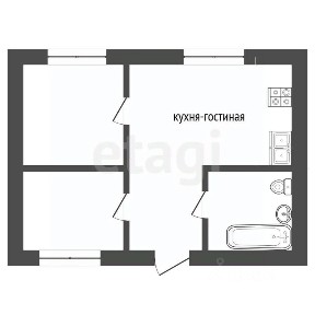 Продается 1-этажный дом, 18 м²