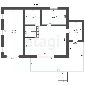 Продается 2-этажный дом, 104,2 м²