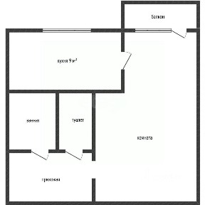 Продается 1-комн. квартира, 34,4 м²