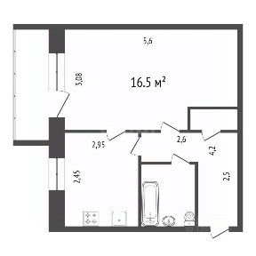 Продается 1-комн. квартира, 30,8 м²