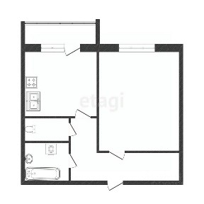 Продается 1-комн. квартира, 44,2 м²