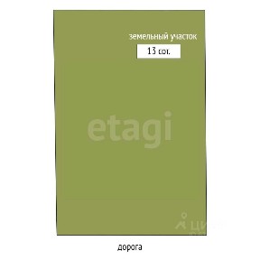 Продается участок, 13 сот.