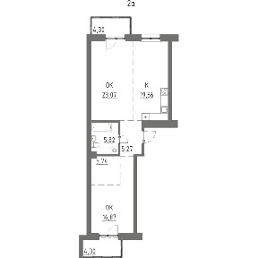 Продается 3-комн. квартира, 84,93 м²
