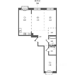 Продается 3-комн. квартира, 95,7 м²