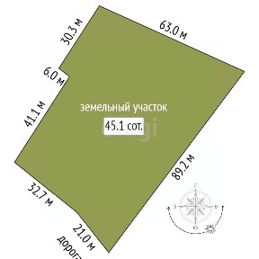 Продается участок, 45 сот.