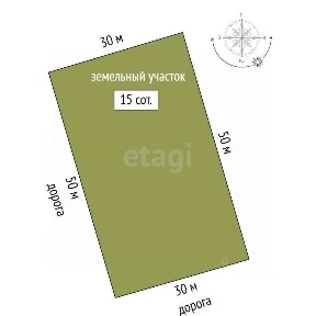 Продается участок, 15 сот.