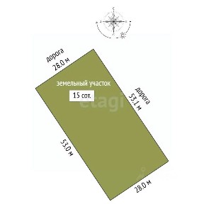 Продается участок, 15 сот.