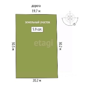 Продается 2-этажный дом, 50 м²