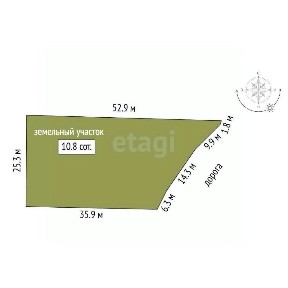Продается участок, 10 сот.