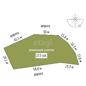 Продается участок, 28 сот.