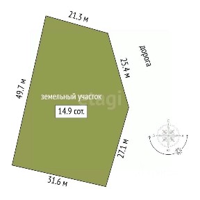 Продается участок, 15 сот.