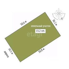 Продается участок, 15 сот.