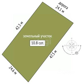 Продается участок, 10 сот.