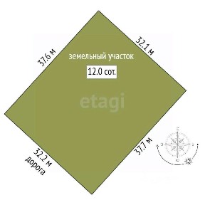 Продается участок, 11,9 сот.