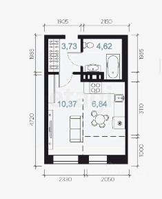 Продается 1-комн. квартира, 27,9 м²