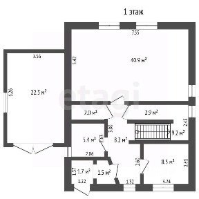 Продается 2-этажный дом, 190 м²
