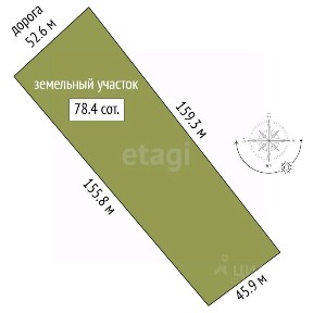 Продается участок, 30 сот.