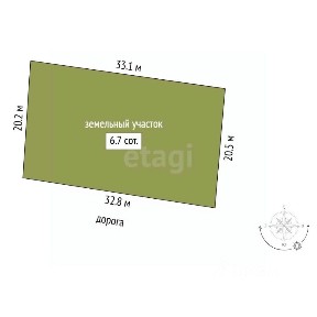Продается 1-этажный дом, 95 м²