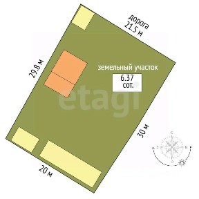 Продается 2-этажный дом, 40 м²