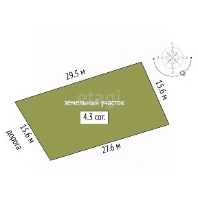 Продается участок, 8,6 сот.