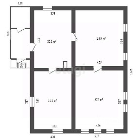 Продается 1-этажный дом, 94,7 м²