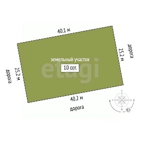 Продается участок, 10 сот.