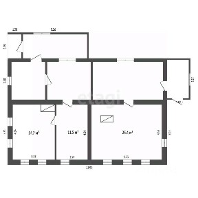 Продается 1-этажный дом, 100 м²