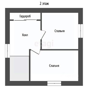 Продается 2-этажный дом, 80 м²