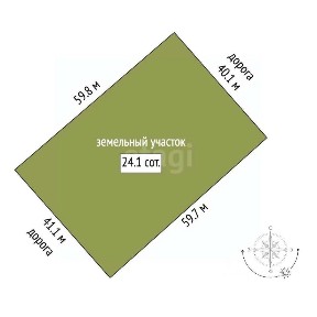 Продается участок, 24,12 сот.