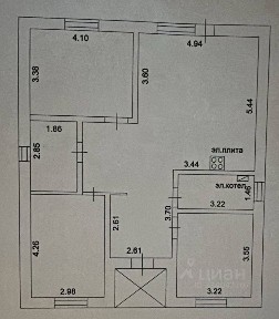 Продается 1-этажный дом, 95 м²