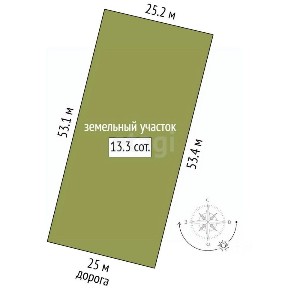 Продается участок, 13 сот.