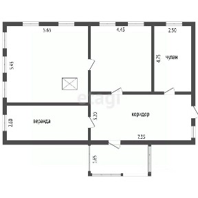 Продается 1-этажный дом, 48,1 м²
