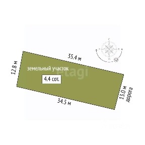 Продается участок, 4,5 сот.