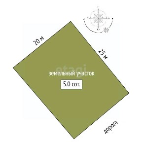 Продается 1-этажный дом, 20 м²
